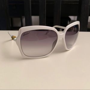 GUCCI | White Bamboo GG 3131/S VK6LF Sunglasses